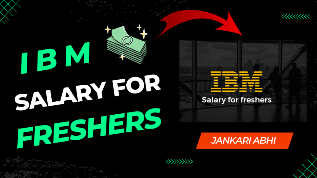 IBM Salary for Fresher's: