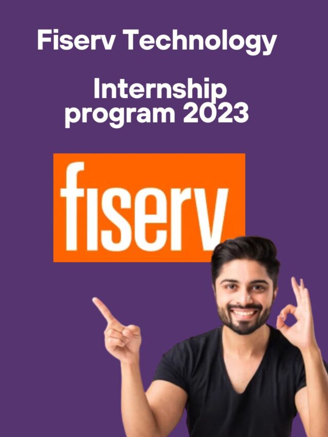 Fiserv Technology Summer Internship program 2023 Jankari Abhi